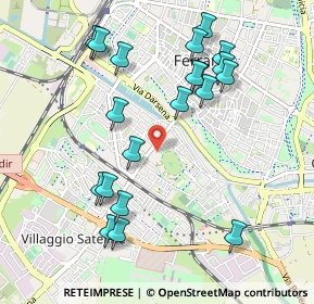 Mappa Via Silvano Balboni, 44122 Ferrara FE, Italia (1.058)