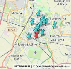Mappa Via Silvano Balboni, 44122 Ferrara FE, Italia (0.96125)