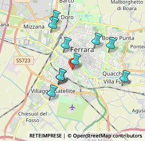 Mappa Via Silvano Balboni, 44122 Ferrara FE, Italia (1.63091)