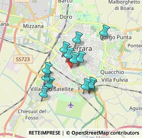 Mappa Via Silvano Balboni, 44122 Ferrara FE, Italia (1.36154)