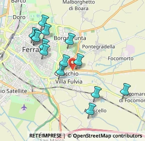 Mappa Via Carlo Massalongo, 44123 Ferrara FE, Italia (1.93429)