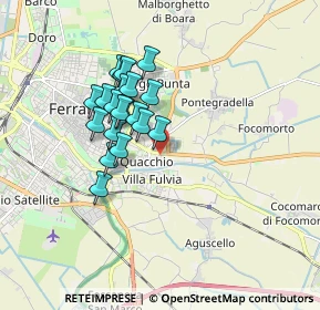 Mappa Via Carlo Massalongo, 44123 Ferrara FE, Italia (1.418)