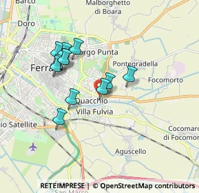 Mappa Via Carlo Massalongo, 44123 Ferrara FE, Italia (1.54167)