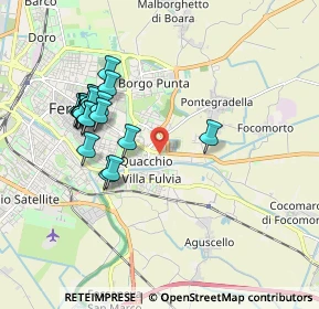 Mappa Via Carlo Massalongo, 44123 Ferrara FE, Italia (1.8535)