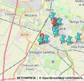 Mappa Via Ippolito Nievo, 44124 Ferrara FE, Italia (1.54417)