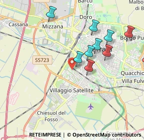 Mappa Via Ippolito Nievo, 44124 Ferrara FE, Italia (2.25909)