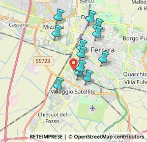 Mappa Via Ippolito Nievo, 44124 Ferrara FE, Italia (1.47083)