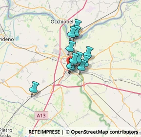 Mappa Via Ippolito Nievo, 44124 Ferrara FE, Italia (3.82333)