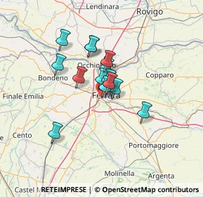Mappa Via Ippolito Nievo, 44124 Ferrara FE, Italia (9.26571)