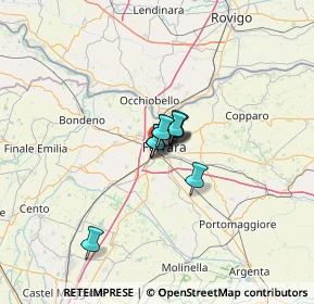 Mappa Via Ippolito Nievo, 44124 Ferrara FE, Italia (5.00455)