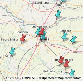 Mappa Via Ippolito Nievo, 44124 Ferrara FE, Italia (17.58)