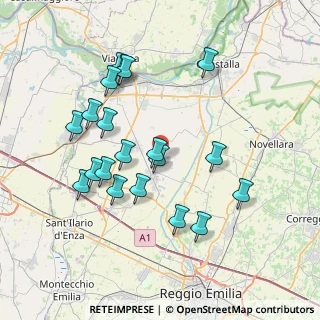 Mappa Via Prato Bovino, 42024 Castelnovo di Sotto RE, Italia (7.5825)