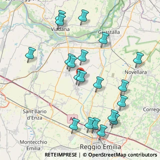 Mappa Via Prato Bovino, 42024 Castelnovo di Sotto RE, Italia (8.993)