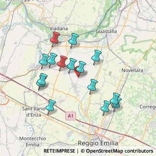 Mappa Via Prato Bovino, 42024 Castelnovo di Sotto RE, Italia (7.098)