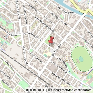 Mappa Via Gaetano Recchi, 6, 44122 Ferrara, Ferrara (Emilia Romagna)