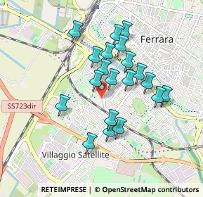Mappa Piazzale Foro Boario, 44122 Ferrara FE, Italia (0.772)