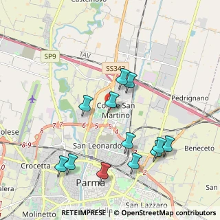 Mappa Via K. Mansfield, 43122 Parma PR, Italia (2.10083)