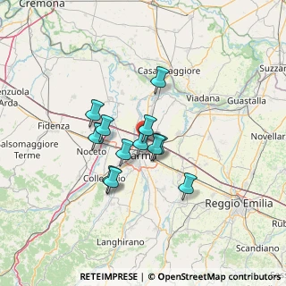 Mappa Via K. Mansfield, 43122 Parma PR, Italia (9.8775)