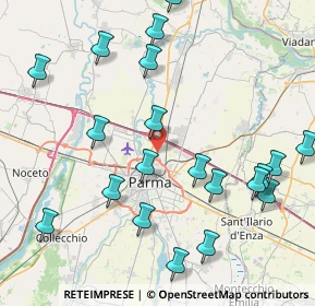 Mappa Via K. Mansfield, 43122 Parma PR, Italia (9.7255)