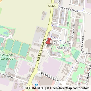 Mappa Via K. Mansfield, 1, 43122 Parma, Parma (Emilia Romagna)