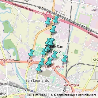 Mappa Via K. Mansfield, 43122 Parma PR, Italia (0.556)
