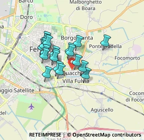 Mappa Via Belgio, 44123 Ferrara FE, Italia (1.282)