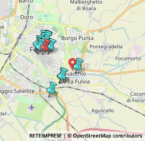 Mappa Via Belgio, 44123 Ferrara FE, Italia (1.73143)