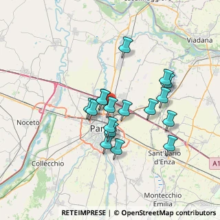 Mappa Via Paradigna, 43122 Parma PR, Italia (5.92353)
