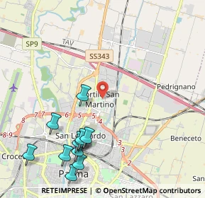 Mappa Via Paradigna, 43122 Parma PR, Italia (2.59636)