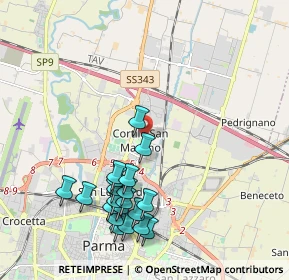 Mappa Via Paradigna, 43122 Parma PR, Italia (2.176)