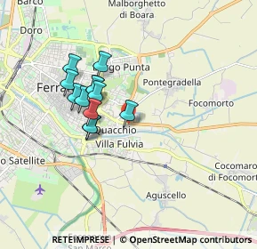 Mappa Via delle Nazioni, 44123 Ferrara FE, Italia (1.4425)