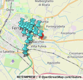 Mappa Via delle Nazioni, 44123 Ferrara FE, Italia (1.5585)