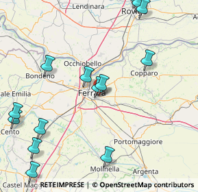 Mappa Via delle Nazioni, 44123 Ferrara FE, Italia (21.25071)