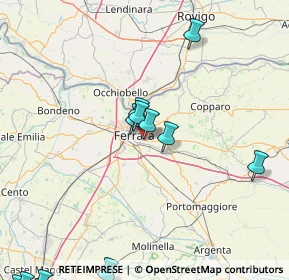 Mappa Via delle Nazioni, 44123 Ferrara FE, Italia (25.74714)