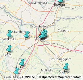 Mappa Via Giuseppe Fabbri, 44123 Ferrara FE, Italia (18.44417)