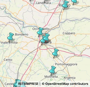 Mappa Via Giuseppe Fabbri, 44123 Ferrara FE, Italia (28.9925)