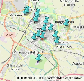 Mappa Via Giuseppe Fabbri, 44123 Ferrara FE, Italia (1.52533)