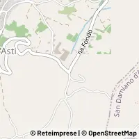 Mapa Cisterna d'Asti