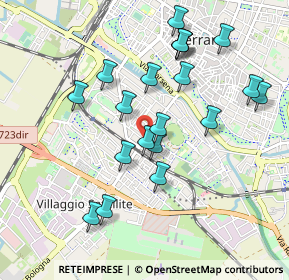 Mappa Via Carlo Grillenzoni, 44122 Ferrara FE, Italia (0.939)