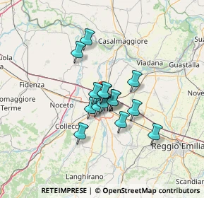 Mappa Via S. Leonardo, 43123 Parma PR, Italia (8.87333)