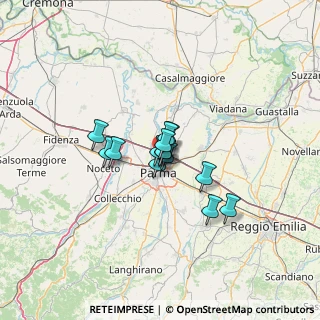 Mappa Via S. Leonardo, 43123 Parma PR, Italia (7.32786)