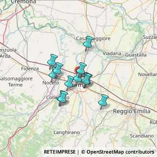 Mappa Via S. Leonardo, 43123 Parma PR, Italia (9.72083)