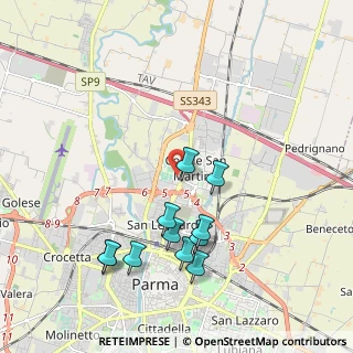 Mappa Via S. Leonardo, 43123 Parma PR, Italia (2.01818)