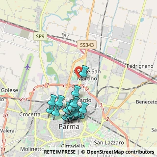 Mappa Via S. Leonardo, 43123 Parma PR, Italia (2.227)