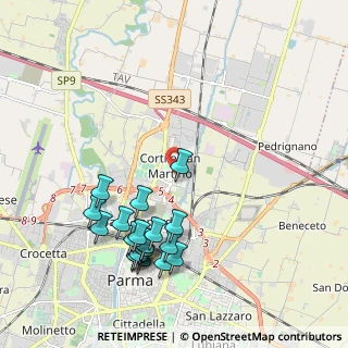 Mappa Stradello Barbara Sanseverino, 43122 Parma PR, Italia (2.243)