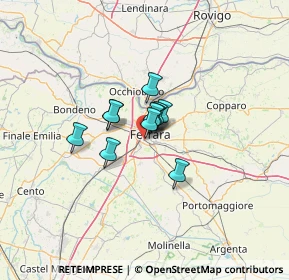 Mappa Via del Bove, 44122 Ferrara FE, Italia (6.52727)