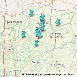 Mappa Via Duca D'Este, 41036 Medolla MO, Italia (5.28818)
