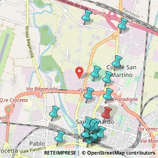 Mappa Via Ernesto Ghirarduzzi, 43122 Parma PR, Italia (1.4475)