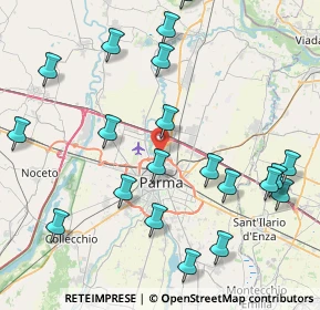 Mappa Via Ernesto Ghirarduzzi, 43122 Parma PR, Italia (9.7485)