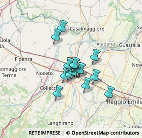 Mappa Via Ernesto Ghirarduzzi, 43122 Parma PR, Italia (8.916)